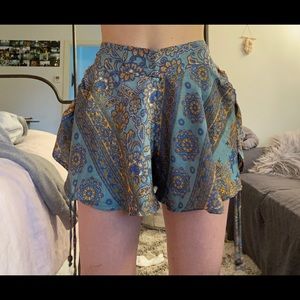 silky beach shorts